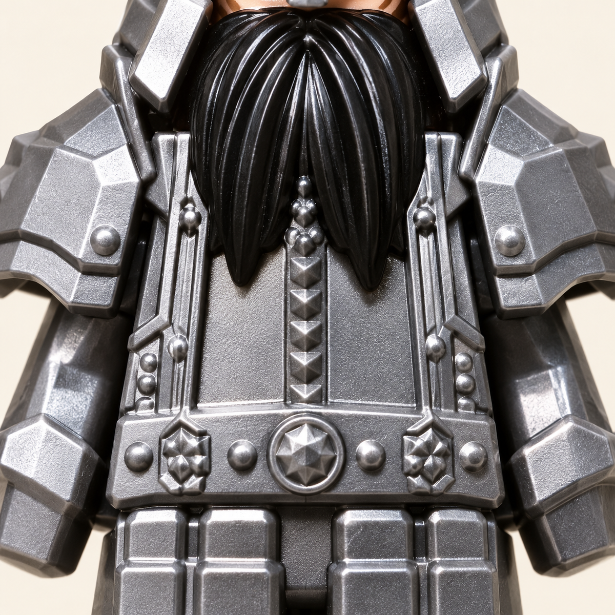 Torso armor detail — Dwarf Warrior MOC Minifigure Set — 8 Figures