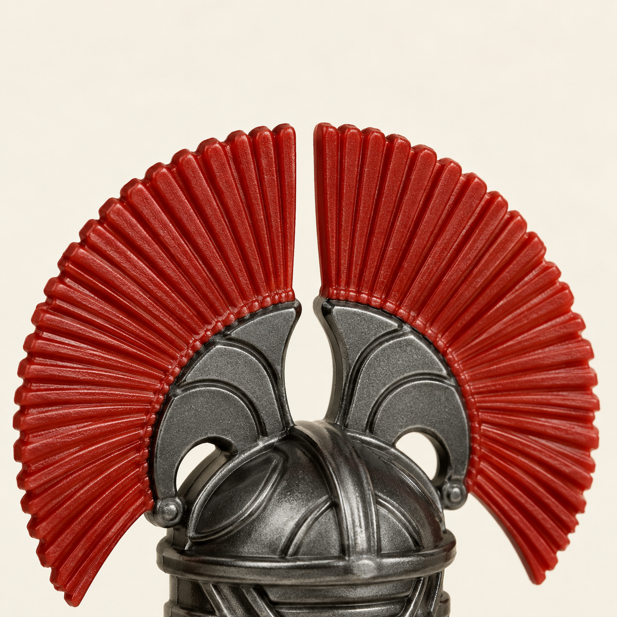 Red helmet crests — Red-Crested Legion MOC Minifigure Set — 12 Figures