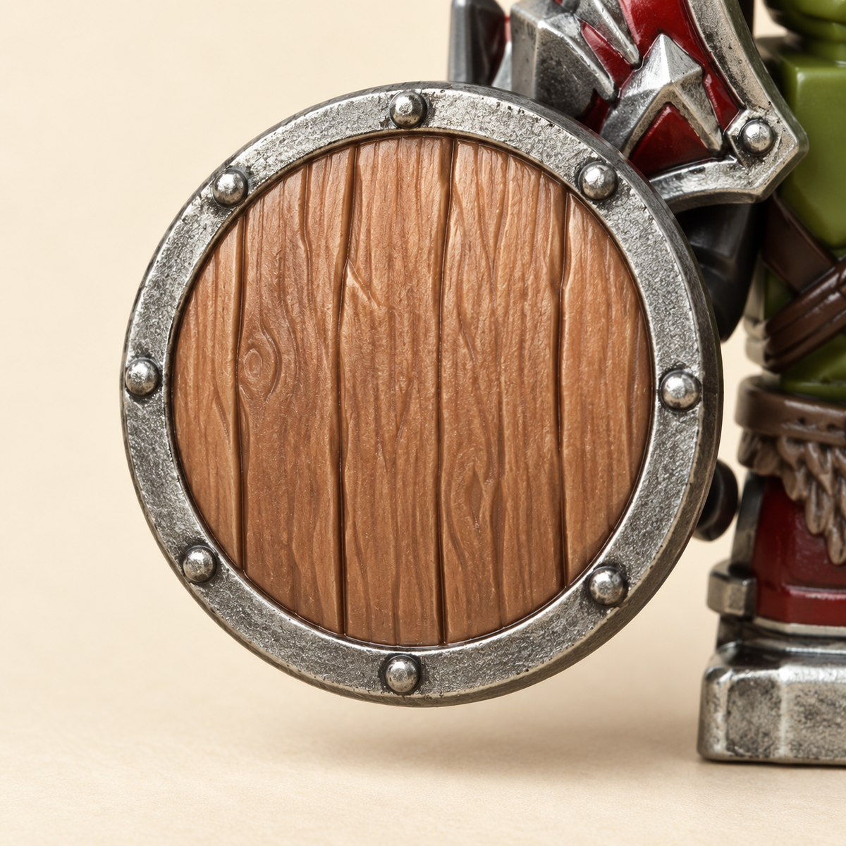 Wood-pattern shields — Fantasy Orc Army MOC Minifigure Set — 14 Figures