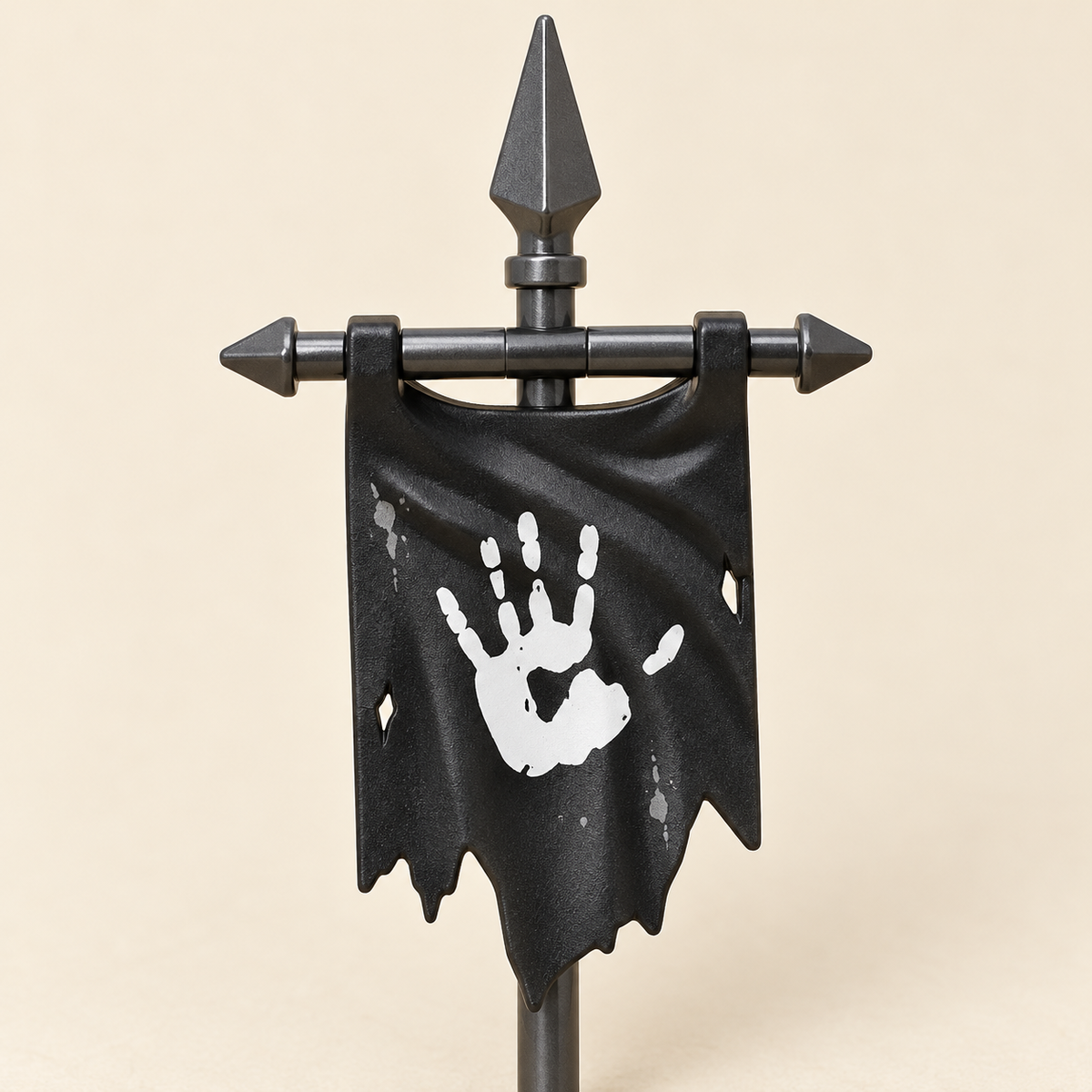 Visible army banner — Fantasy Orc Army MOC Minifigure Set — 14 Figures