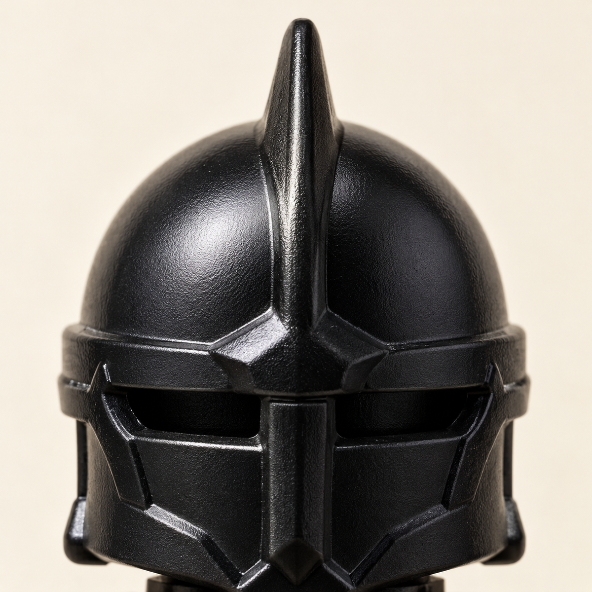 Black helmet sculpting — Black Spear Guard MOC Minifigure Set — 5 Figures