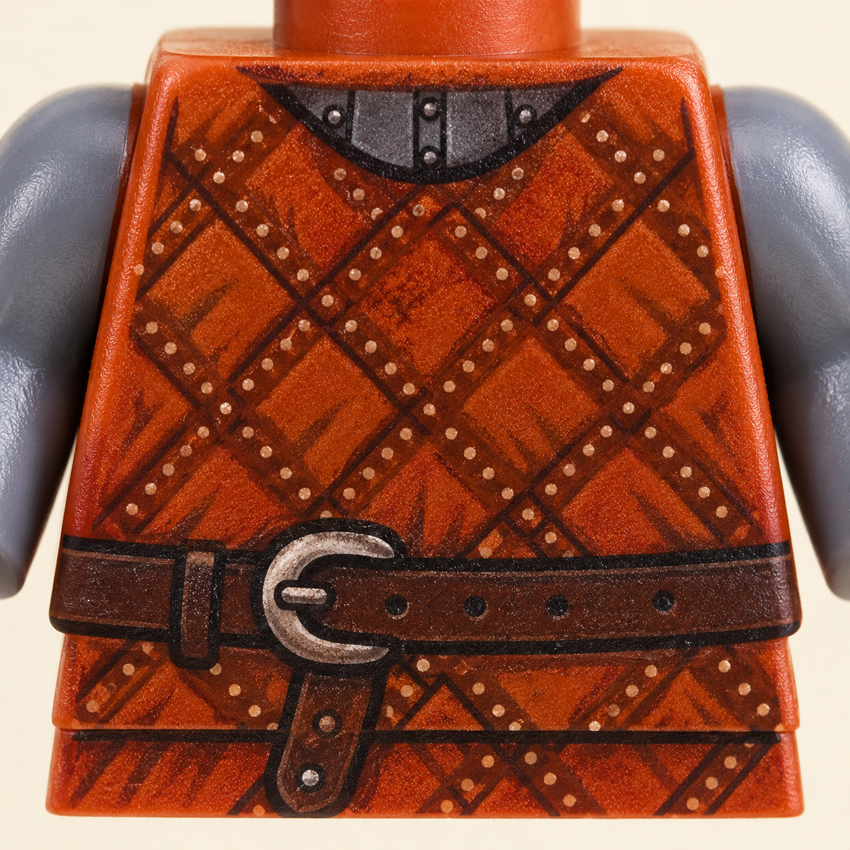 Quilted-style torso printing — Frontier Commander & Spear Guard MOC Set — 14 Figures