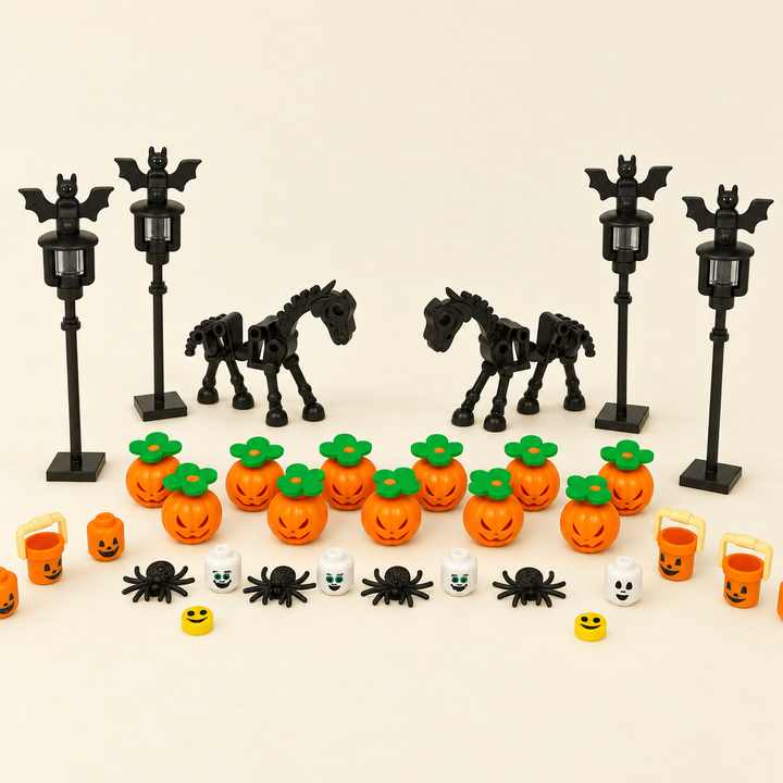 Halloween MOC Accessory Pack — 37 Pieces