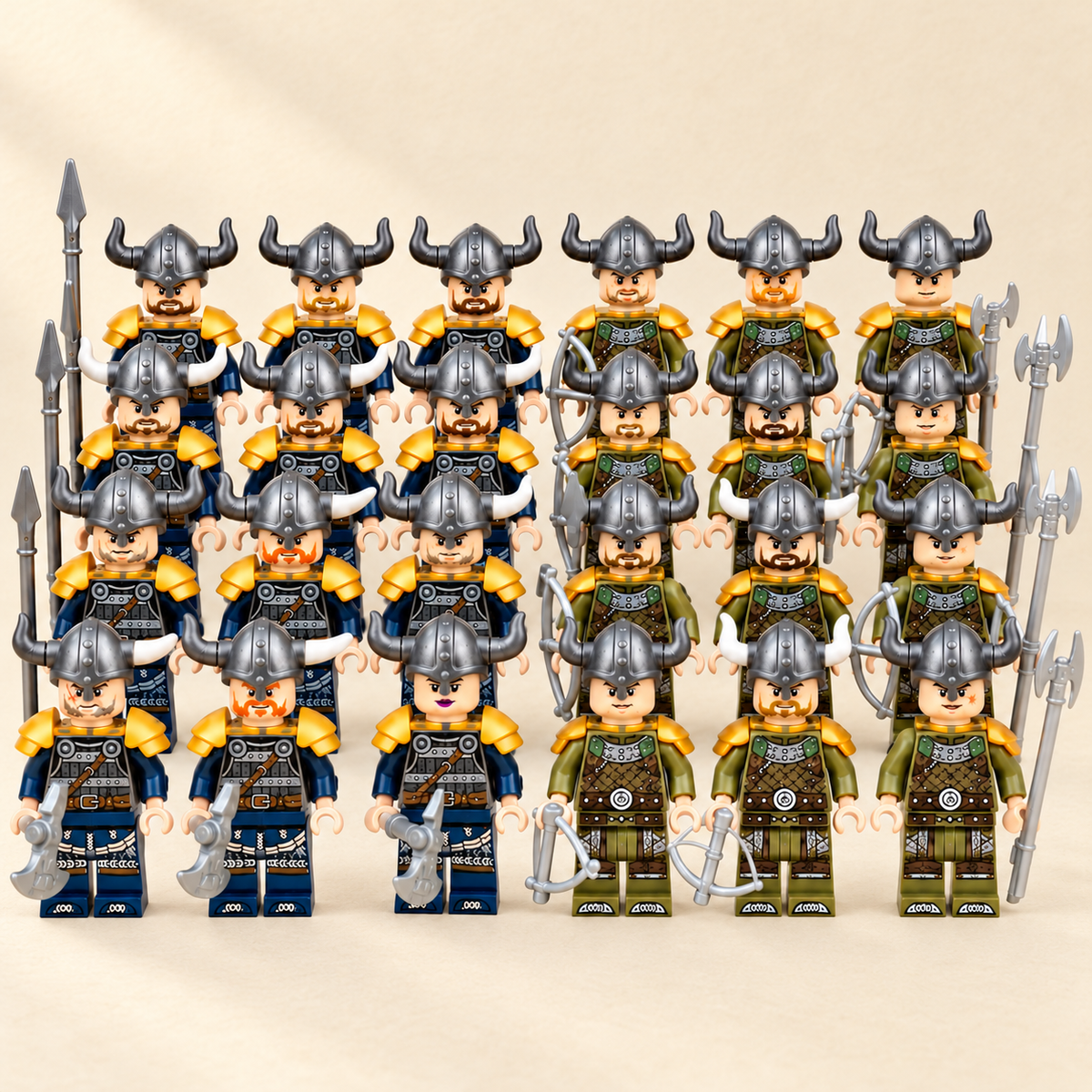 Complete 24-figure assortment — Pirate Raider MOC Minifigure Set — 24 Figures