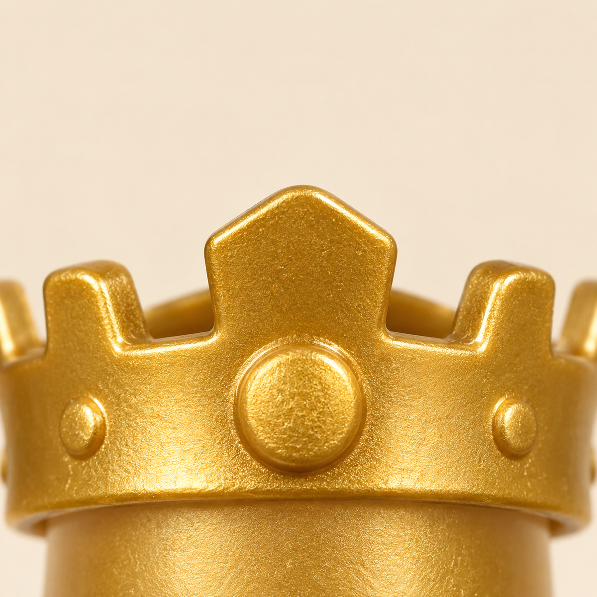 Gold crown molding — Orange-Cloaked King & Guard MOC Minifigure Set — 13 Figures