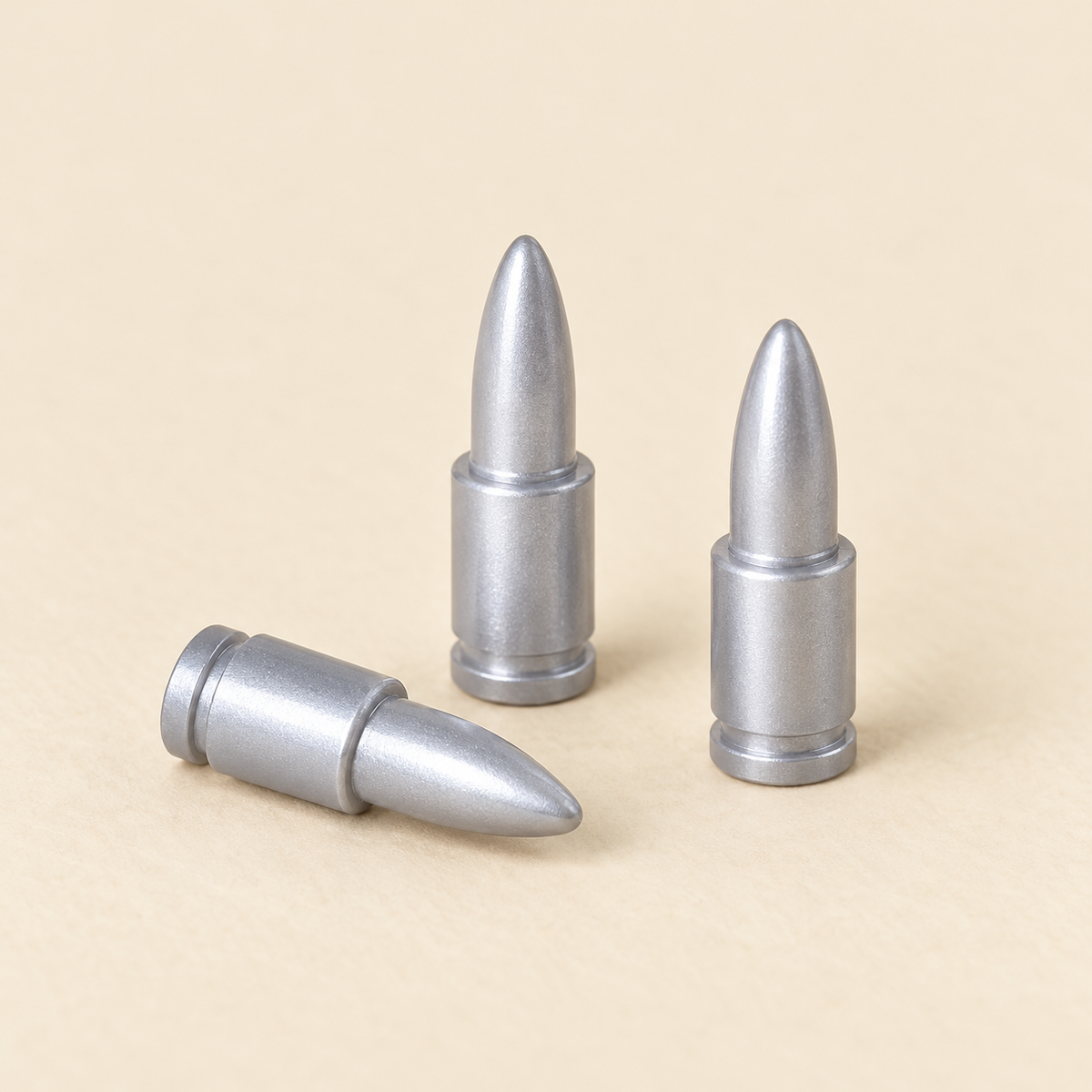 Silver toy display parts — Brick-Built Revolver Display Model — 300 Pieces