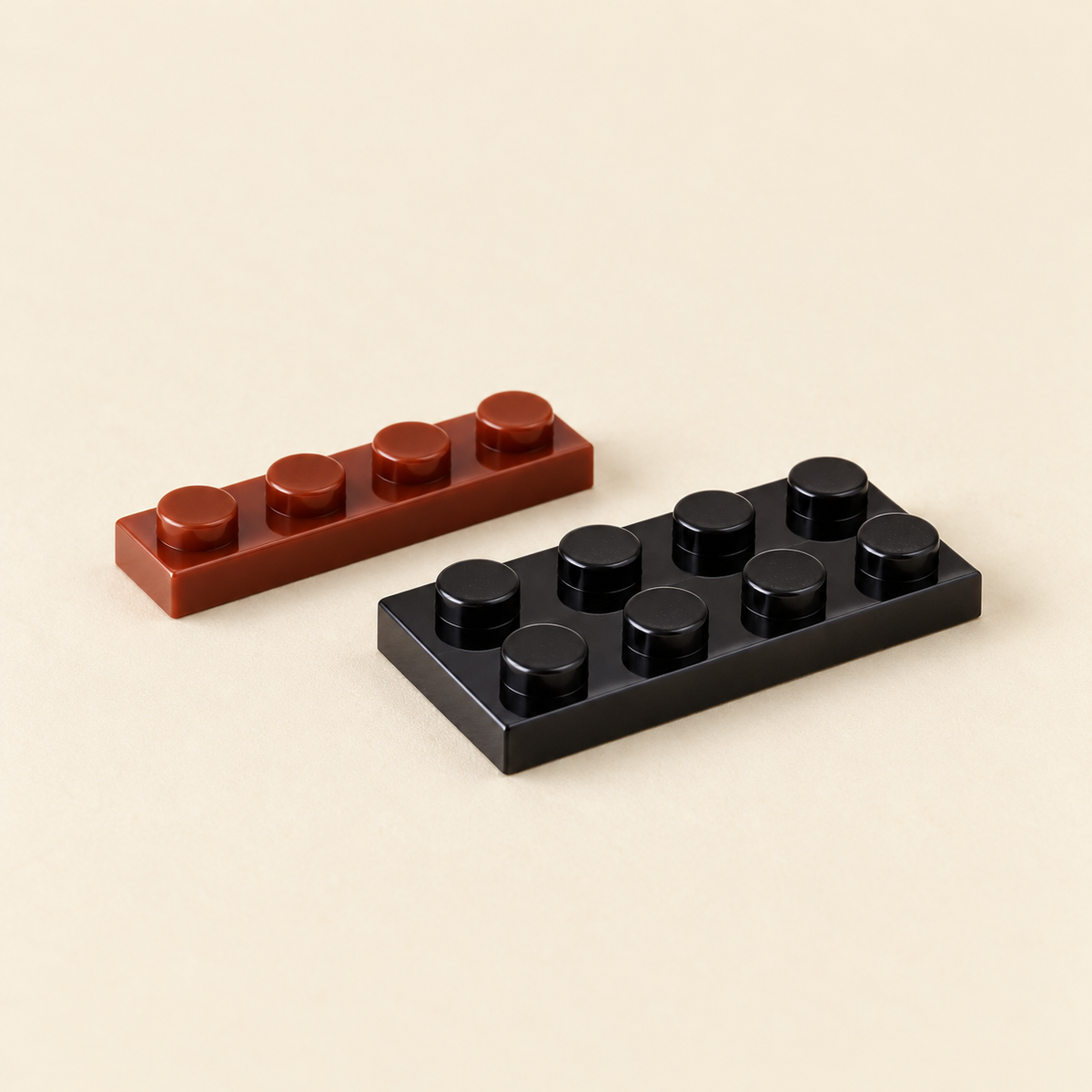 Separate brick plates — Brick-Built Revolver Display Model — 300 Pieces