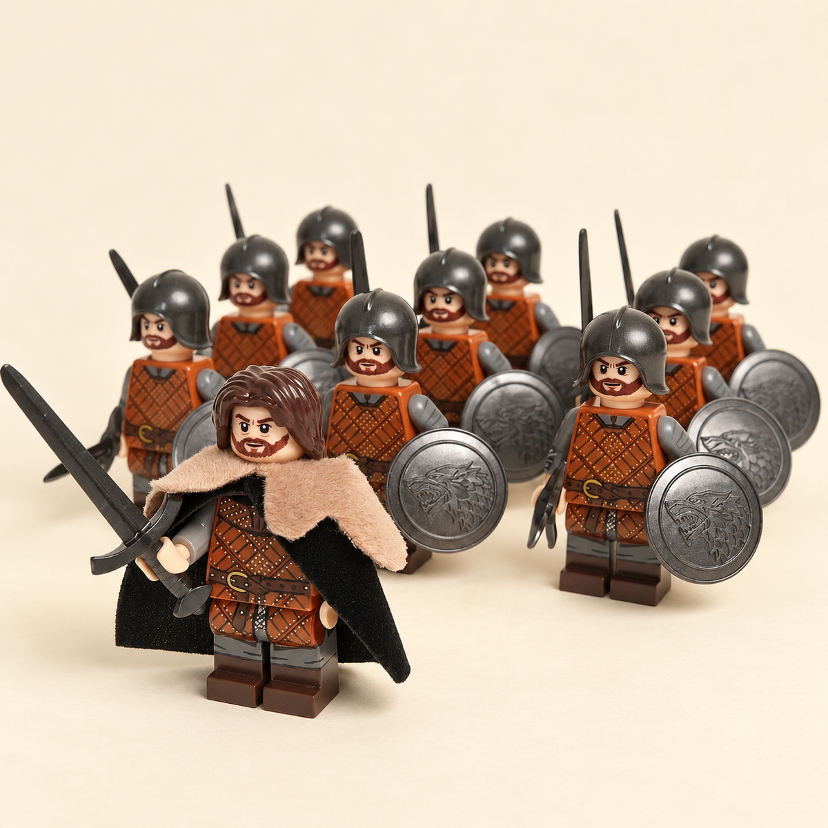 Wolf guard formation — Wolf Guard MOC Minifigure Army Set