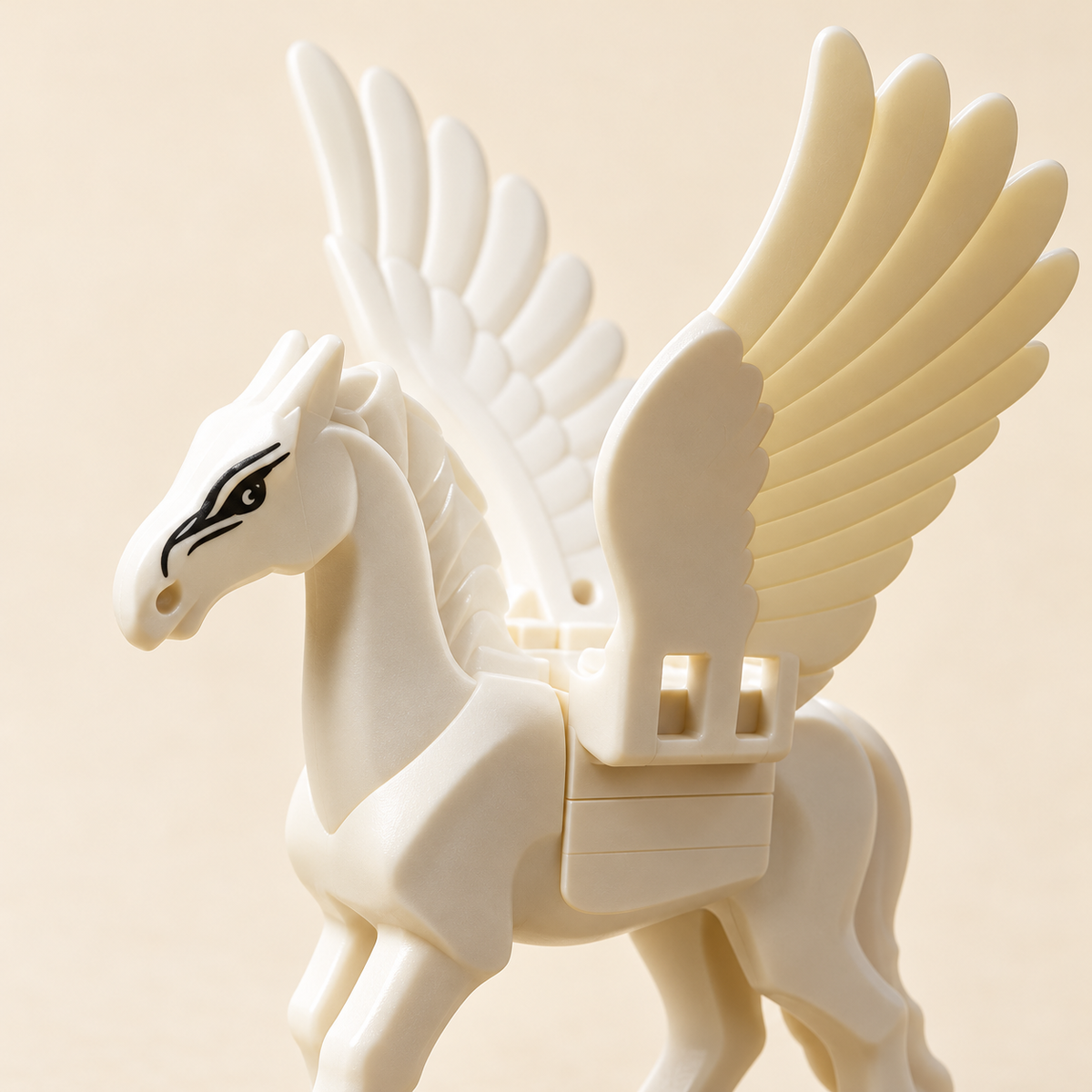 White winged horse — Magic Books & Winged Horse MOC Display Set